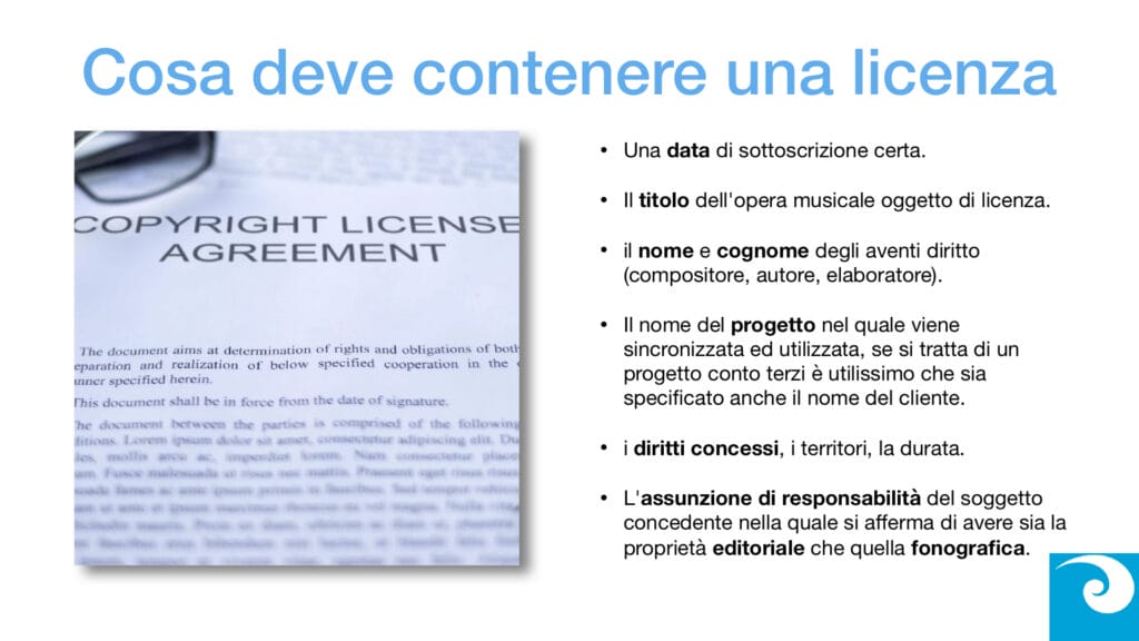 Le Licenze Musicali online